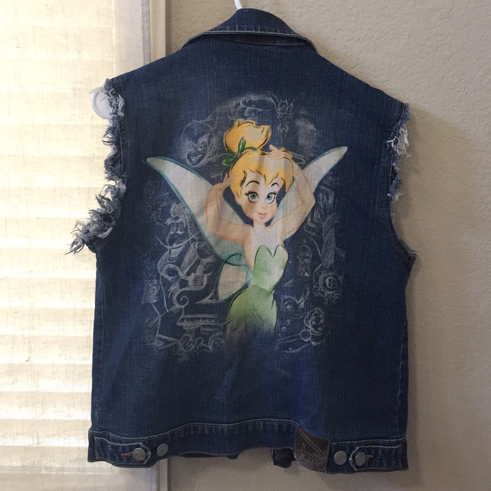 Disney Tinker Bell Denim jeans vest jacket